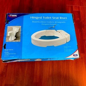 Toilet Seat Riser, Elongated,